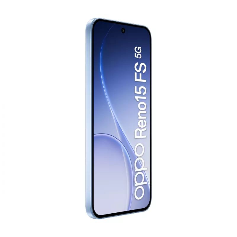 OPPO Reno15 FS 5G 16,7 cm (6,57 inch) Dual-SIM Android 16.0 USB Type-C 8 GB 512 GB 6500 mAh Blauw