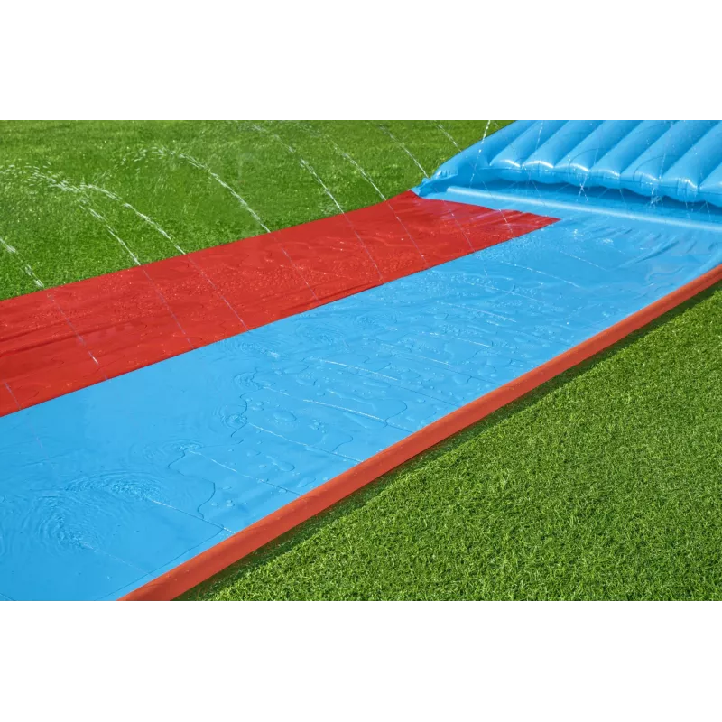Bestway H2OGO! dubbele waterglijbaan met Tsunami Splash-ramp 4,88 m