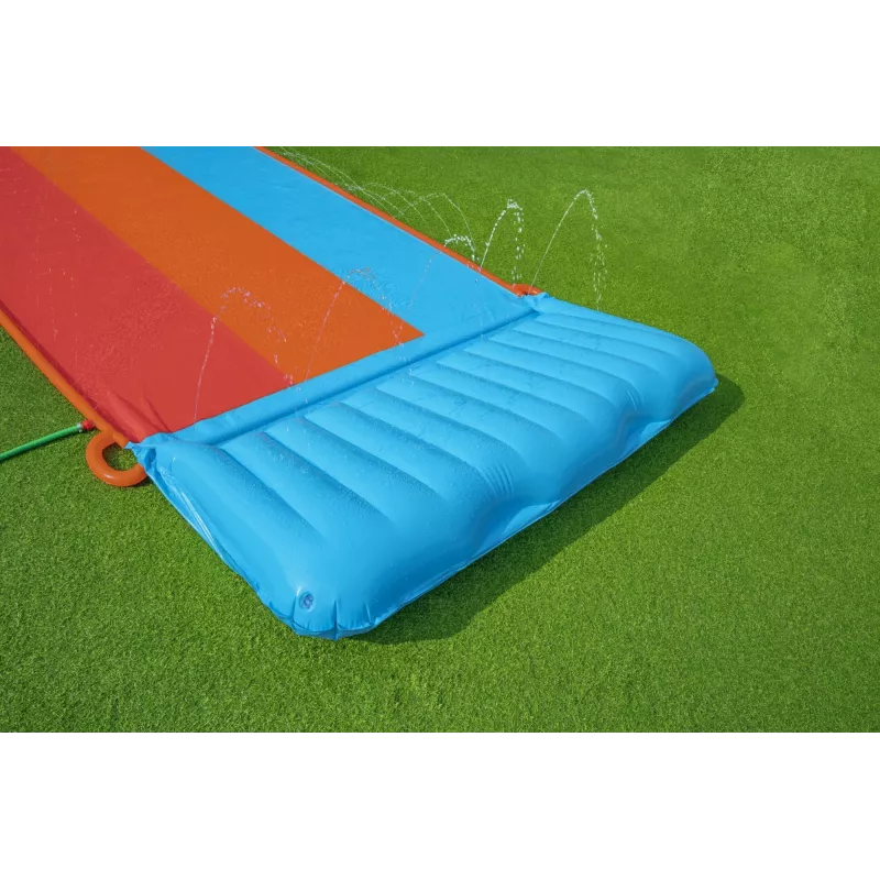 Bestway H2OGO! driedubbele glijbaan met Tsunami Splash-ramp 4,88 m