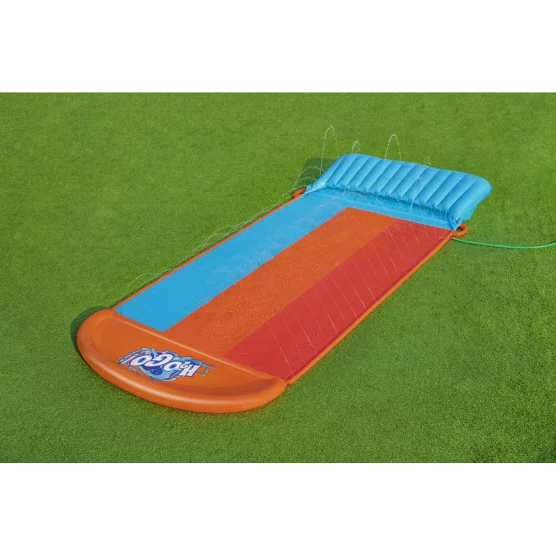 Bestway H2OGO! driedubbele glijbaan met Tsunami Splash-ramp 4,88 m