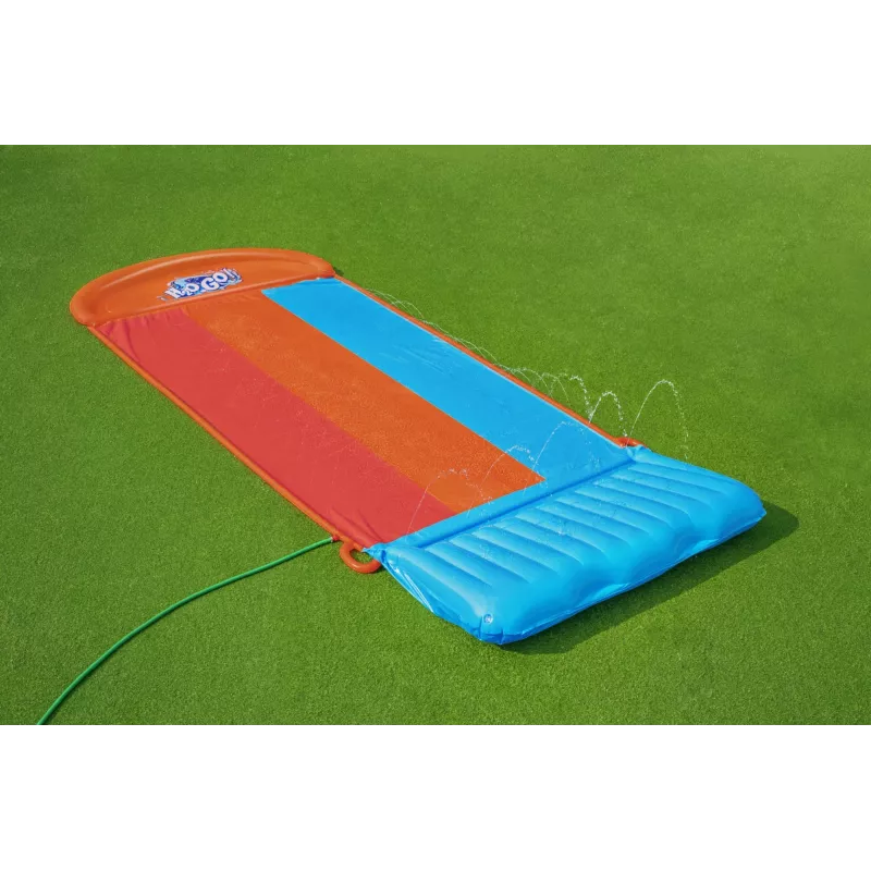 Bestway H2OGO! driedubbele glijbaan met Tsunami Splash-ramp 4,88 m