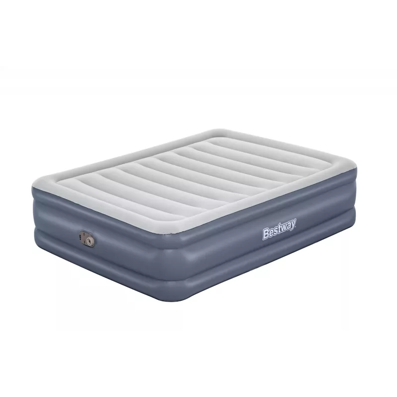 Bestway Tritech luchtbed Queen met ingebouwde AC-pomp en antimicrobiële coating 2,03 m x 1,52 m x 51 cm
