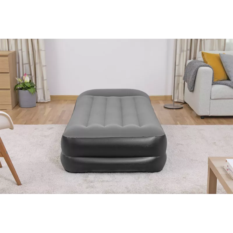 Bestway Tritech luchtbed Twin met ingebouwde AC-pomp en antimicrobiële coating 1,91 m x 97 cm x 46 cm