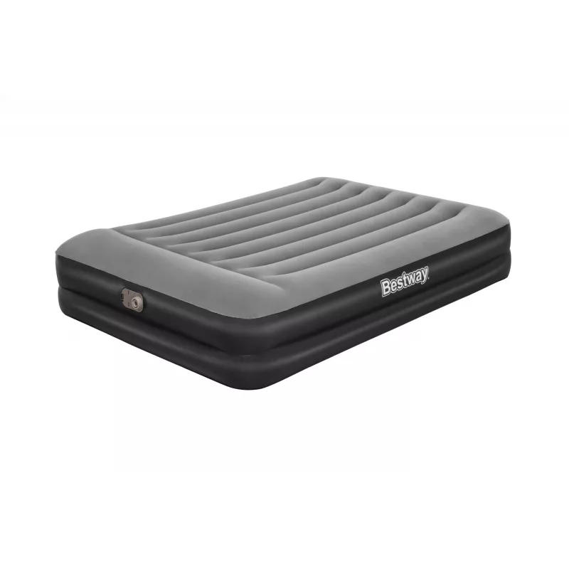 Bestway Tritech luchtbed Queen met ingebouwde AC-pomp en antimicrobiële coating 2,03 m x 1,52 m x 46 cm