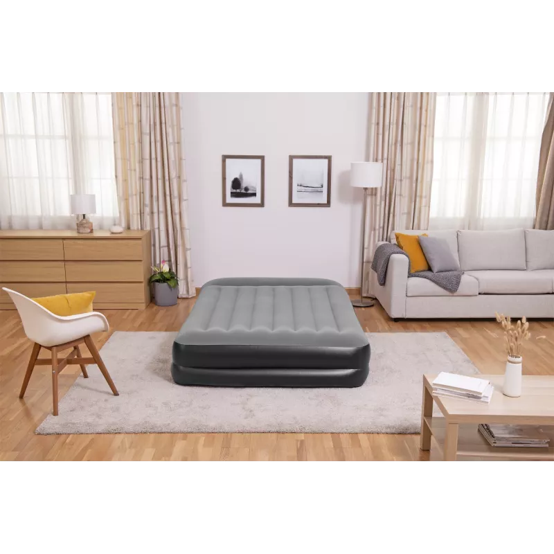Bestway Tritech luchtbed Queen met ingebouwde AC-pomp en antimicrobiële coating 2,03 m x 1,52 m x 46 cm
