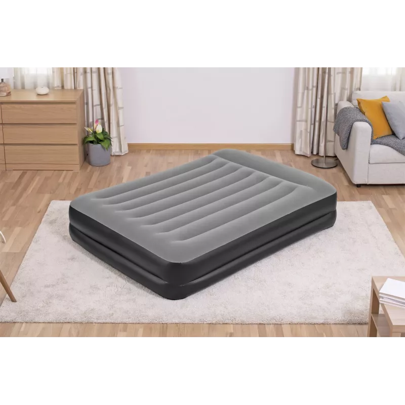 Bestway Tritech luchtbed Queen met ingebouwde AC-pomp en antimicrobiële coating 2,03 m x 1,52 m x 46 cm
