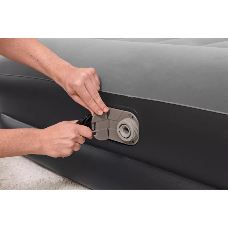 Bestway Tritech luchtbed Queen met ingebouwde AC-pomp en antimicrobiële coating 2,03 m x 1,52 m x 46 cm