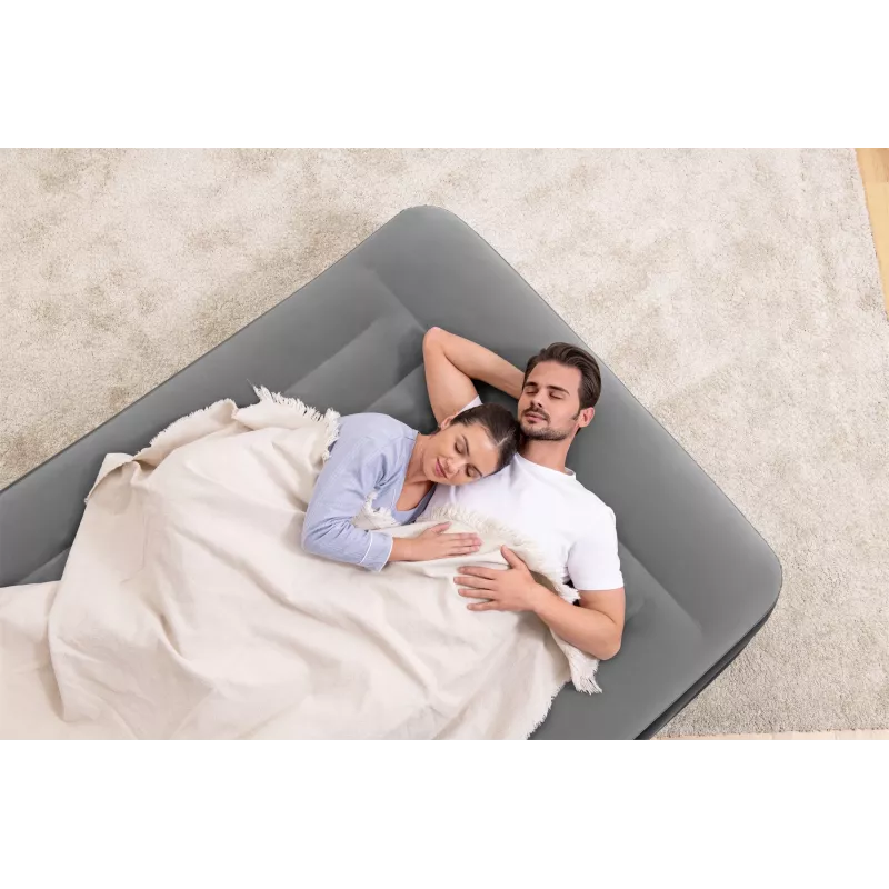 Bestway Tritech luchtbed Queen met ingebouwde AC-pomp en antimicrobiële coating 2,03 m x 1,52 m x 46 cm