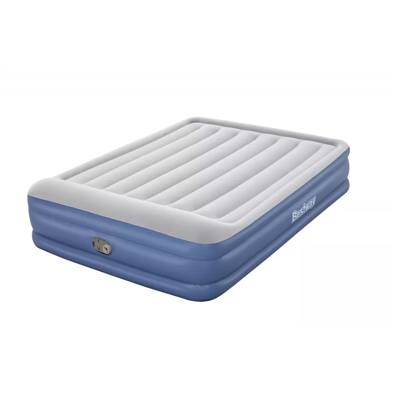 Bestway Tritech luchtbed Queen met ingebouwde AC-pomp en antimicrobiële coating 2,03 m x 1,52 m x 46 cm