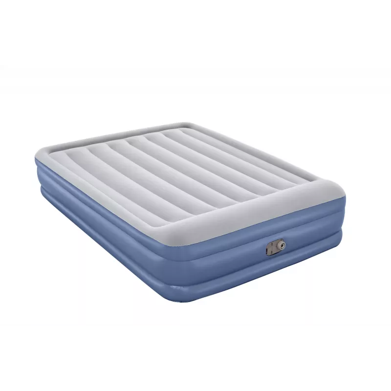 Bestway Tritech luchtbed Queen met ingebouwde AC-pomp en antimicrobiële coating 2,03 m x 1,52 m x 46 cm