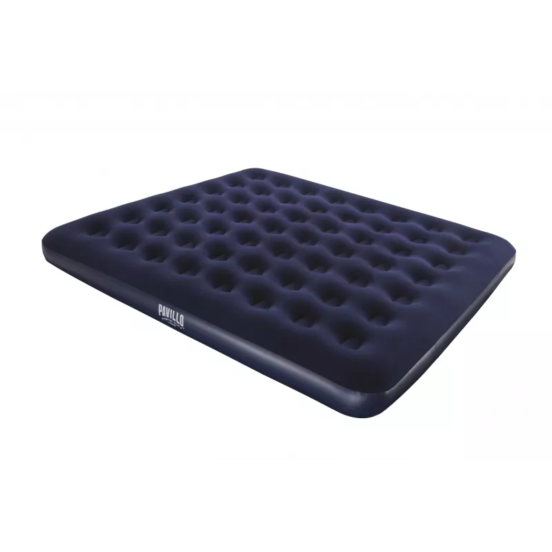 Bestway Flocked Airbed – King – 2,03 m x 1,83 m x 22 cm, dubbel luchtbed