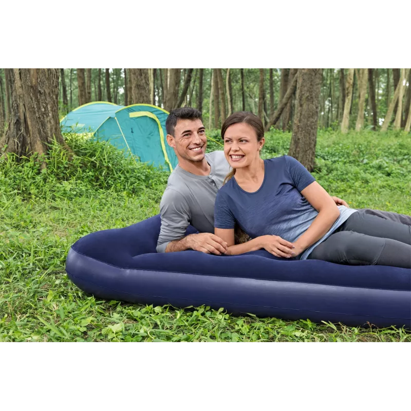 Bestway luchtbed Full met ingebouwde voetpomp 1,91 m x 1,37 m x 28 cm