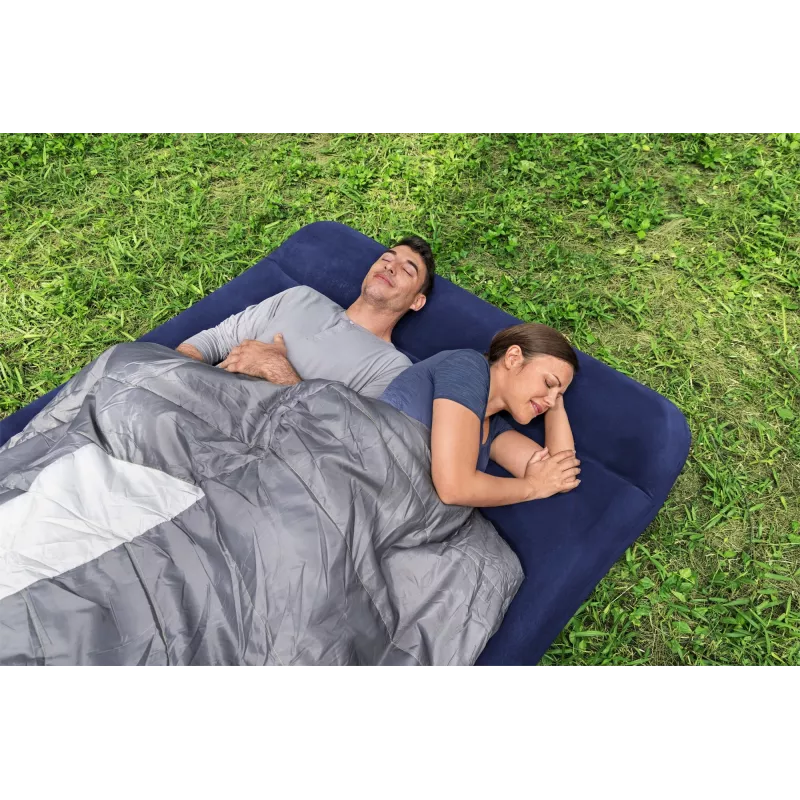 Bestway luchtbed Full met ingebouwde voetpomp 1,91 m x 1,37 m x 28 cm