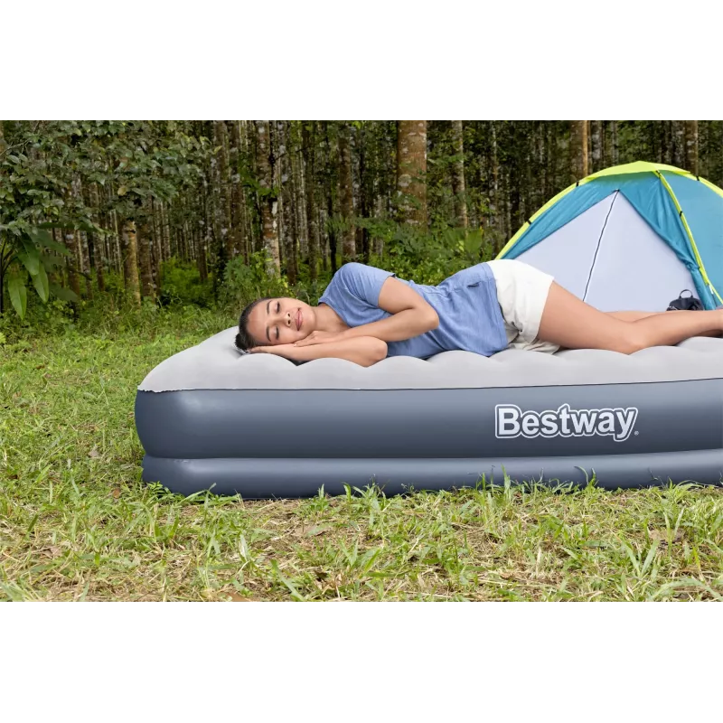 Bestway Tritech luchtbed Queen met oplaadbare pomp 2,03 m x 1,52 m x 36 cm