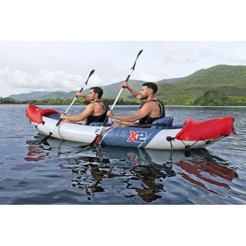 Bestway Hydro Force Rapid X2 opblaasbare kajak-set voor 2 personen 3,21 m