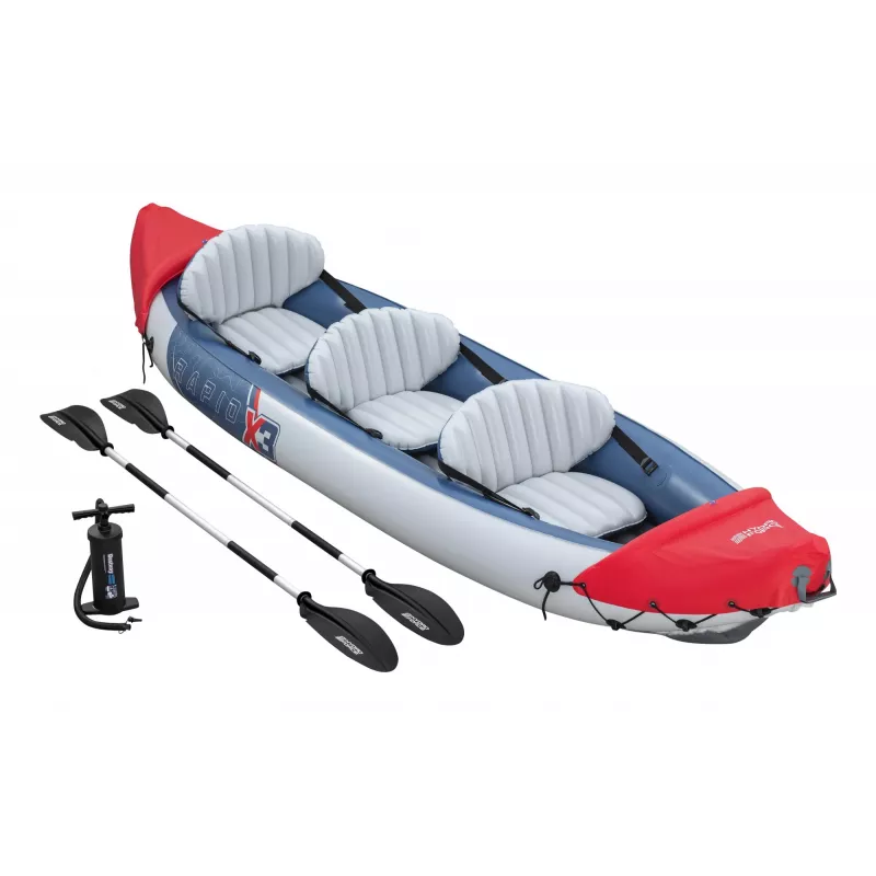 Bestway Hydro Force Rapid X3 opblaasbare kajak-set voor 3 personen 3,81 m