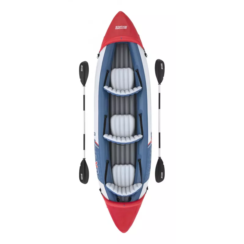 Bestway Hydro Force Rapid X3 opblaasbare kajak-set voor 3 personen 3,81 m