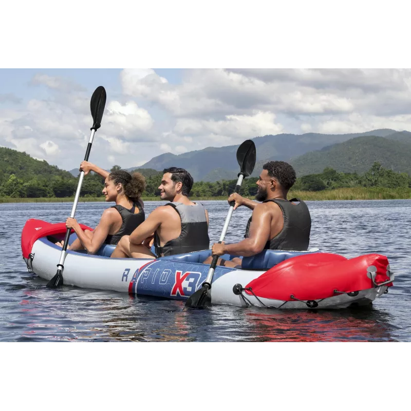 Bestway Hydro Force Rapid X3 opblaasbare kajak-set voor 3 personen 3,81 m