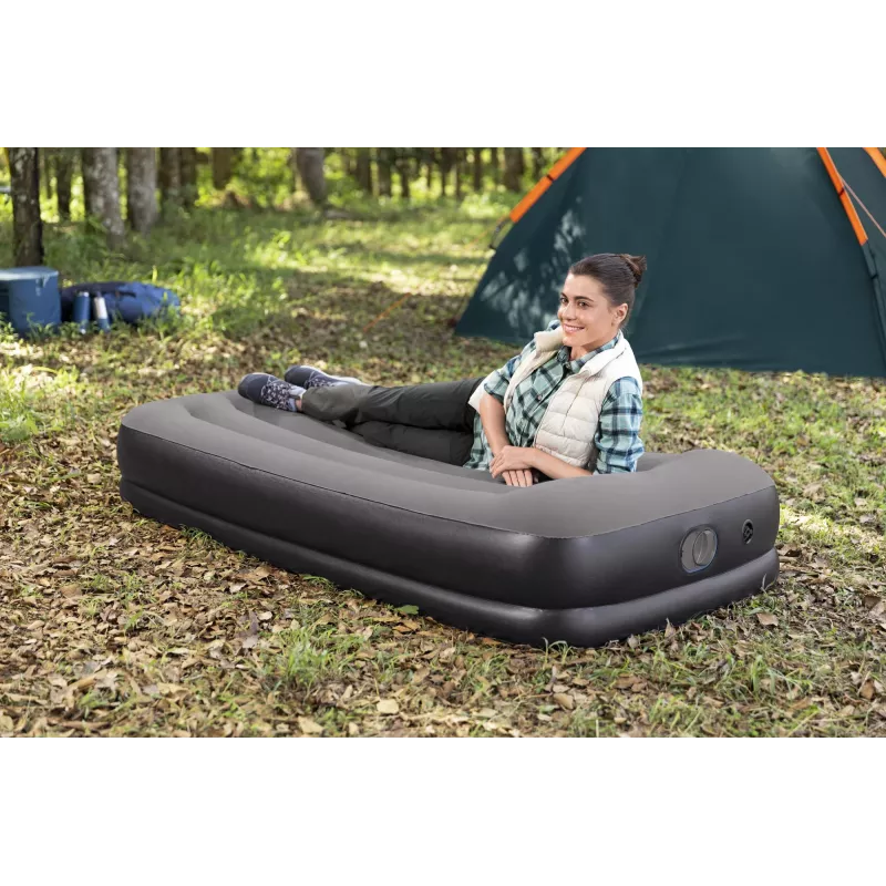 Bestway Tritech Twin luchtbed met ingebouwde USB-pomp 1,91 m x 97 cm x 36 cm