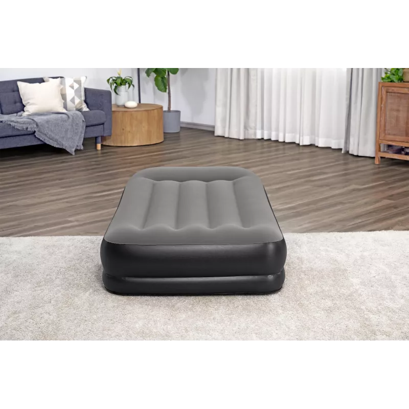 Bestway Tritech Twin luchtbed met ingebouwde USB-pomp 1,91 m x 97 cm x 36 cm