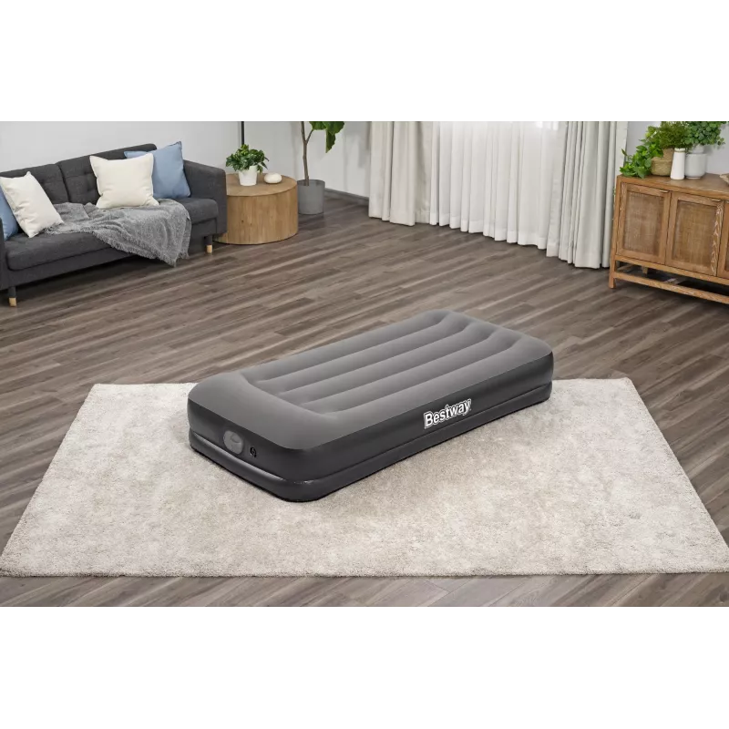 Bestway Tritech Twin luchtbed met ingebouwde USB-pomp 1,91 m x 97 cm x 36 cm