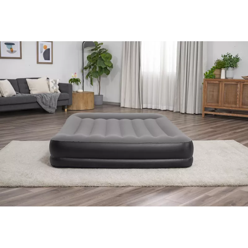 Bestway Tritech Queen luchtbed met ingebouwde USB-pomp 2,03 m x 1,52 m x 36 cm