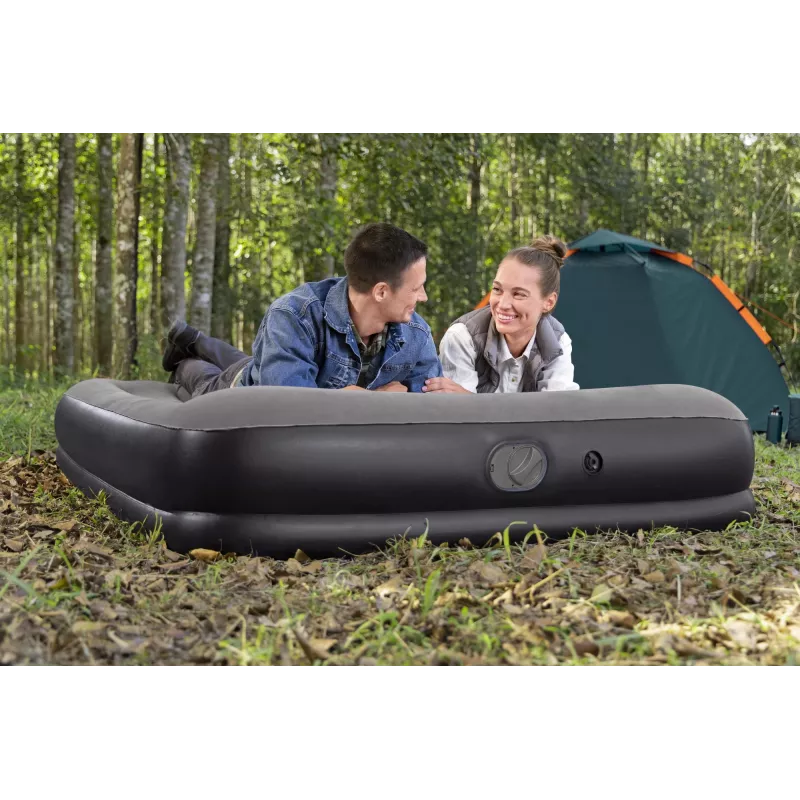 Bestway Tritech Queen luchtbed met ingebouwde USB-pomp 2,03 m x 1,52 m x 36 cm