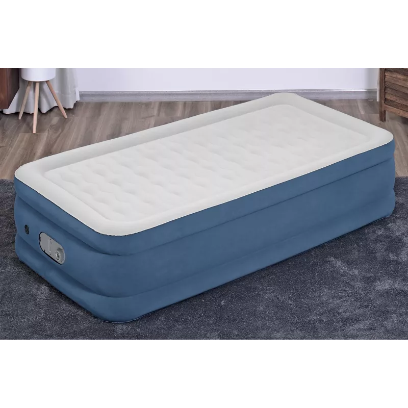 Bestway AlwayzAire Twin luchtbed met ingebouwde dubbele pomp 1,91 m x 97 cm x 46 cm