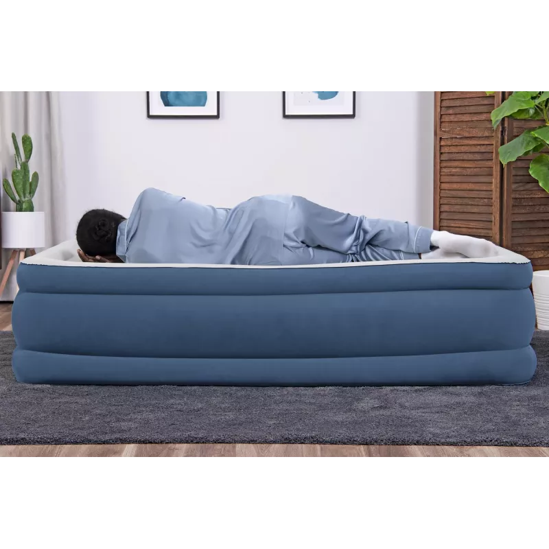 Bestway AlwayzAire Twin luchtbed met ingebouwde dubbele pomp 1,91 m x 97 cm x 46 cm