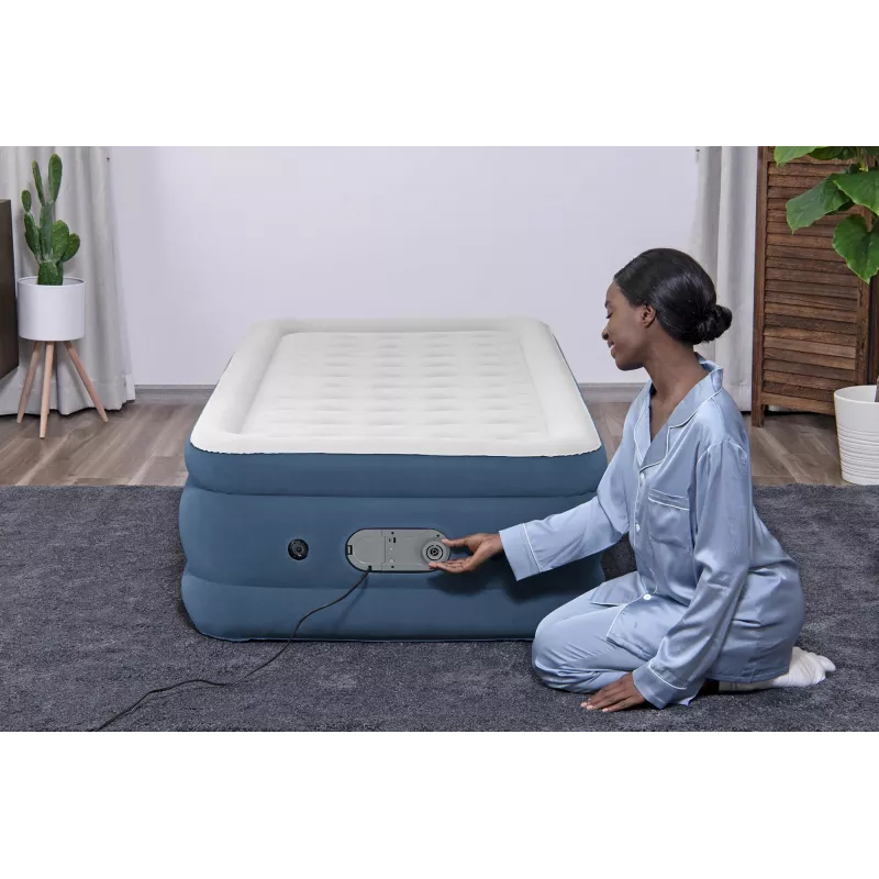 Bestway AlwayzAire Twin luchtbed met ingebouwde dubbele pomp 1,91 m x 97 cm x 46 cm