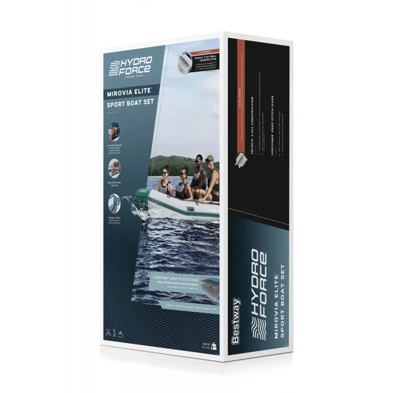 Bestway Hydro Force Mirovia Elite opblaasbare sportboot-set voor 5 personen 3,30 m