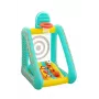 Bestway Perfect Aim 3-in-1 opblaasbaar yardspeelgoed, opblaasbaar speelcentrum, 5 jaar, polyvinylchloride (PVC), veelkleurig