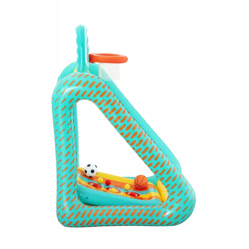 Bestway Perfect Aim 3-in-1 opblaasbaar yardspeelgoed, opblaasbaar speelcentrum, 5 jaar, polyvinylchloride (PVC), veelkleurig