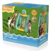 Bestway Perfect Aim 3-in-1 opblaasbaar yardspeelgoed, opblaasbaar speelcentrum, 5 jaar, polyvinylchloride (PVC), veelkleurig