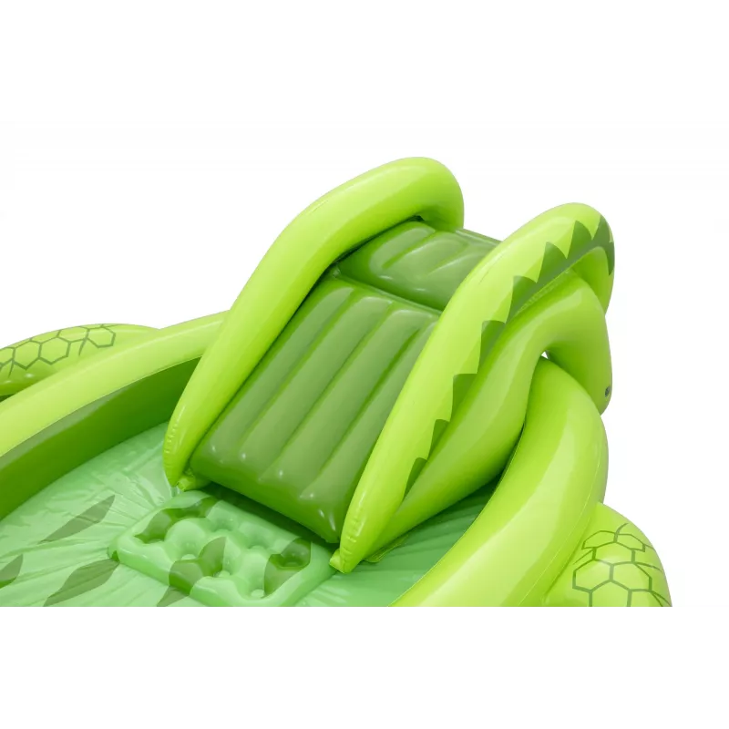 Bestway Later Gator opblaasbare waterspeelplaats en zwembad voor kinderen 2,34 m x 1,63 m x 87 cm