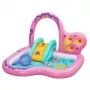 Bestway Butterfly Wonder opblaasbaar waterspeelcentrum en zwembad voor kinderen 1,80 m x 1,80 m x 1,17 m