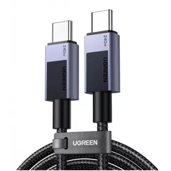 Ugreen 45068 USB-kabel 2 m USB C 0,48 Gbit/s 240 W zwart, grijs