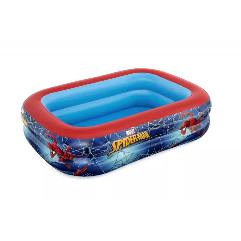 Bestway speelzwembad, opblaasbaar zwembad, 450 L, rechthoekig, 6 jaar, Spider-Man, vinyl