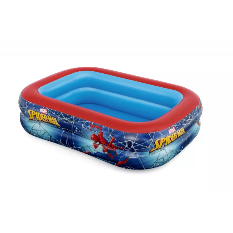 Bestway speelzwembad, opblaasbaar zwembad, 450 L, rechthoekig, 6 jaar, Spider-Man, vinyl