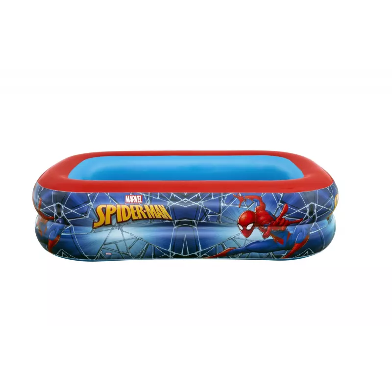 Bestway speelzwembad, opblaasbaar zwembad, 450 L, rechthoekig, 6 jaar, Spider-Man, vinyl