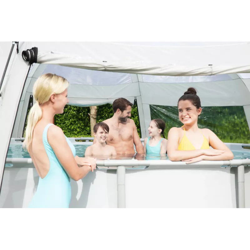 Bestway 58612 zwembadafdekking pooldome