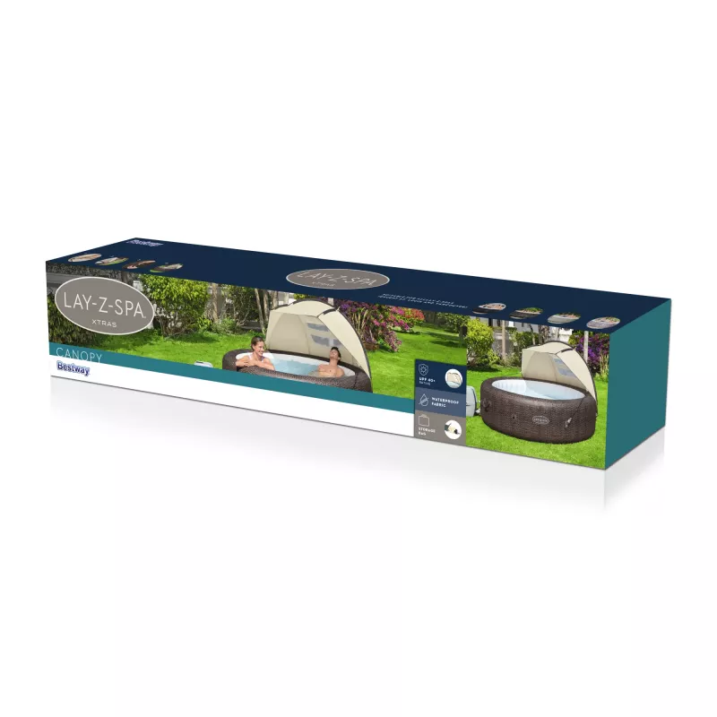 Bestway Lay-Z-Spa 6' x 37 inch x 43 inch/1,83m x 94cm x 1,09m overkapping
