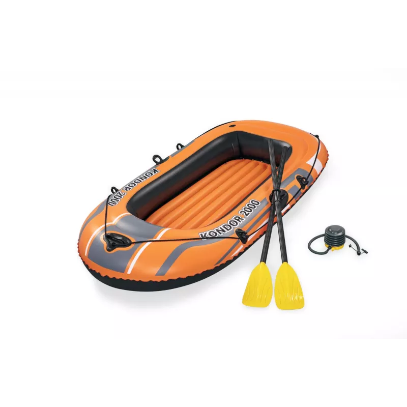Bestway HYDRO-FORCE opblaasbare boot - inclusief roeispanen en voetpomp