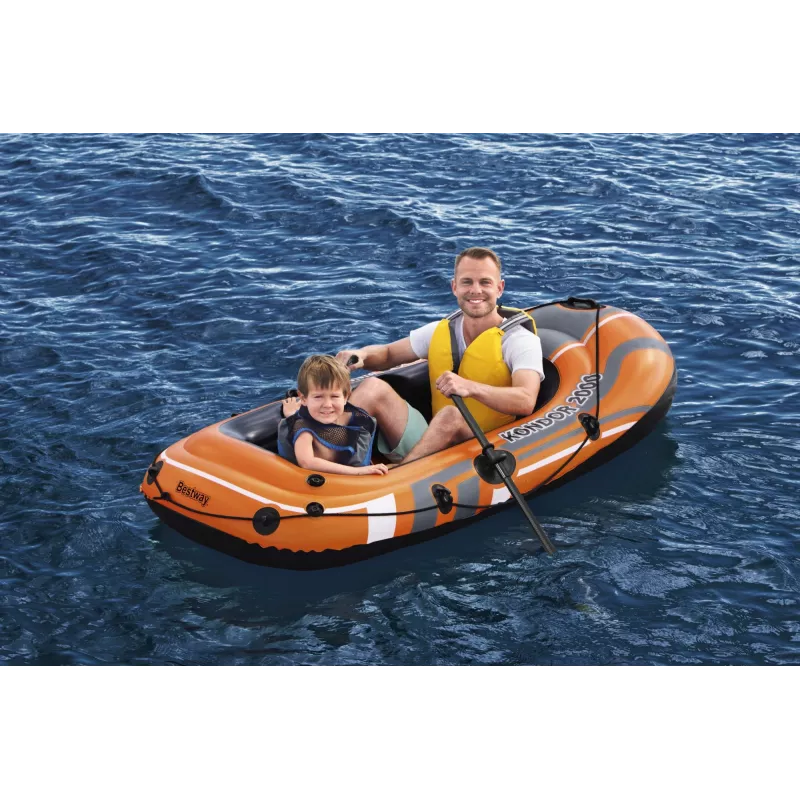 Bestway HYDRO-FORCE opblaasbare boot - inclusief roeispanen en voetpomp