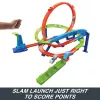 Hot Wheels Action Loop Cyclone Challenge banenset met speelgoedauto op schaal 1:64, eenvoudige opberging