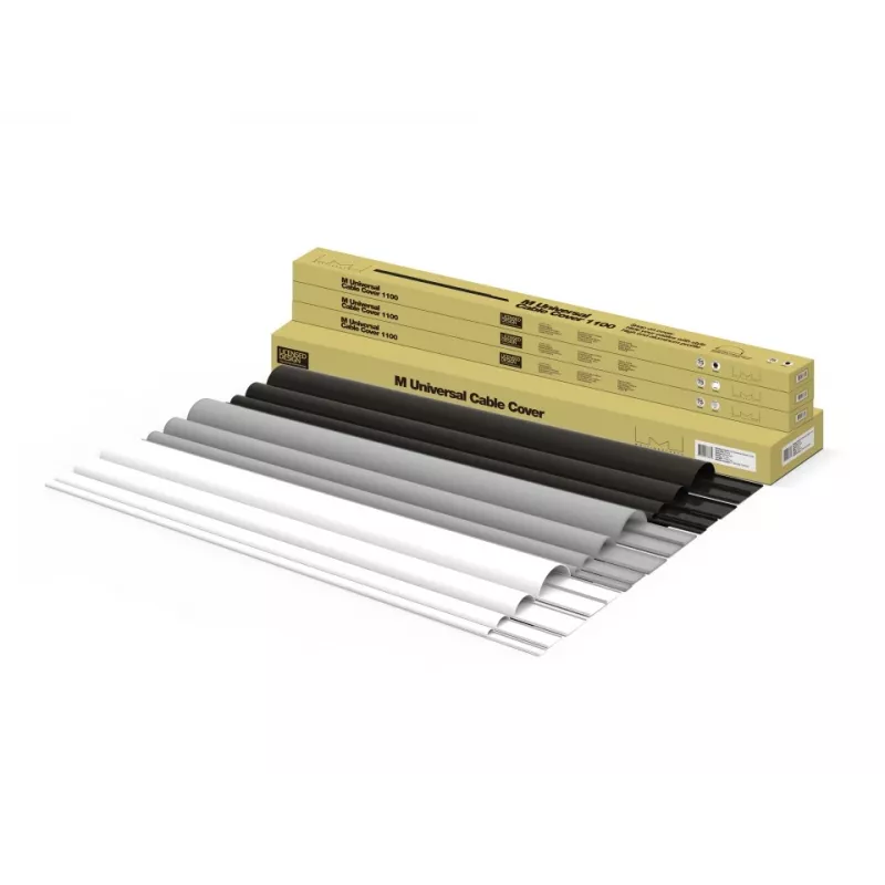 Multibrackets M Universal kabelgoot wit 50mm-B 1600-L, wit, aluminium, 50 mm, 1 st., 64 mm, 1620 mm