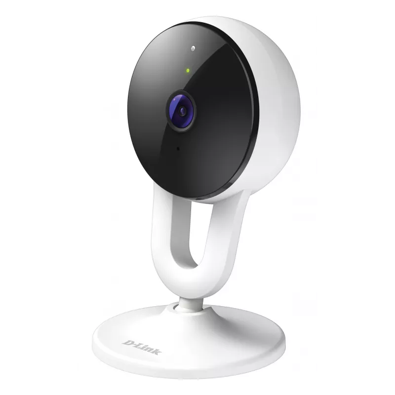 D-Link Full HD Wi‑Fi camera, IP-beveiligingscamera, binnen, draadloos, Amazon Alexa & Google Assistant, CE, FCC, IC, RCM, NCC, BSMI, tafel