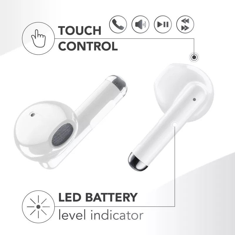 Music Sound Breeze In-ear bluetooth-hoofdtelefoon in capsule-ontwerp met gekleurde case