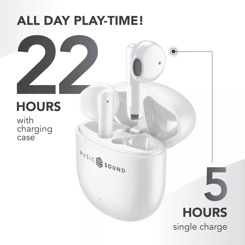Music Sound Breeze In-ear bluetooth-hoofdtelefoon in capsule-ontwerp met gekleurde case
