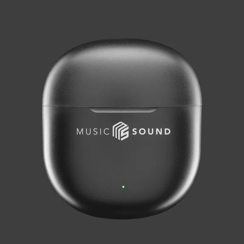 Music Sound Breeze capsule-bluetooth-oordopjes met gekleurde etui